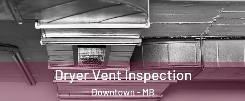  Dryer Vent Inspection Downtown - MB