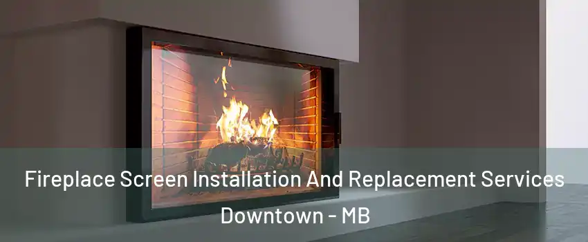  Fireplace Screen Installation And Replacement Services Downtown - MB