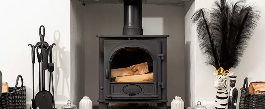 Thelin Hearth Products Providence Pellet Insert Fireplace Installation in Brandon, MB