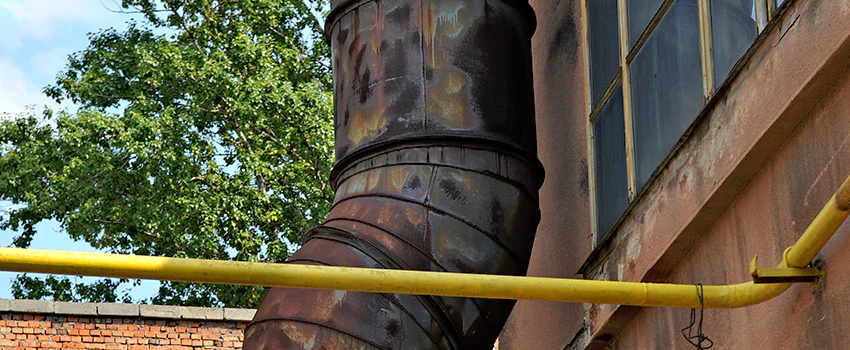 Lightning Protection Installation System for Industrial Chimneys in Brandon, Manitoba