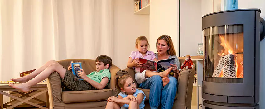 Outdoor Morso Fireplace Broken Screen Replacement in Brandon, Manitoba