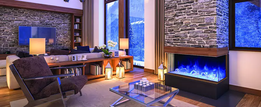 Dynamic Flame Color Fireplace Installation in Brandon, MB