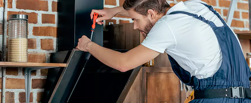 Old Rusted Metal Fireplace Repair And Replacement in Brandon, MB